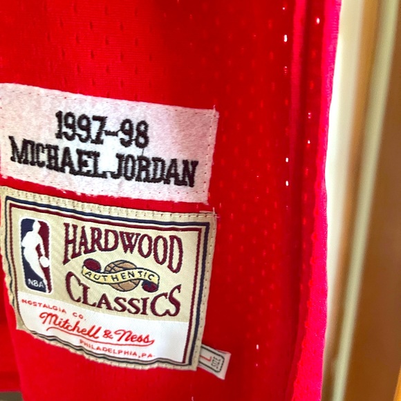 Authentic Mitchell and Ness Michael Jordan Jersey